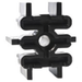 Polymer Pipe Clip Spacer 15Mm Height