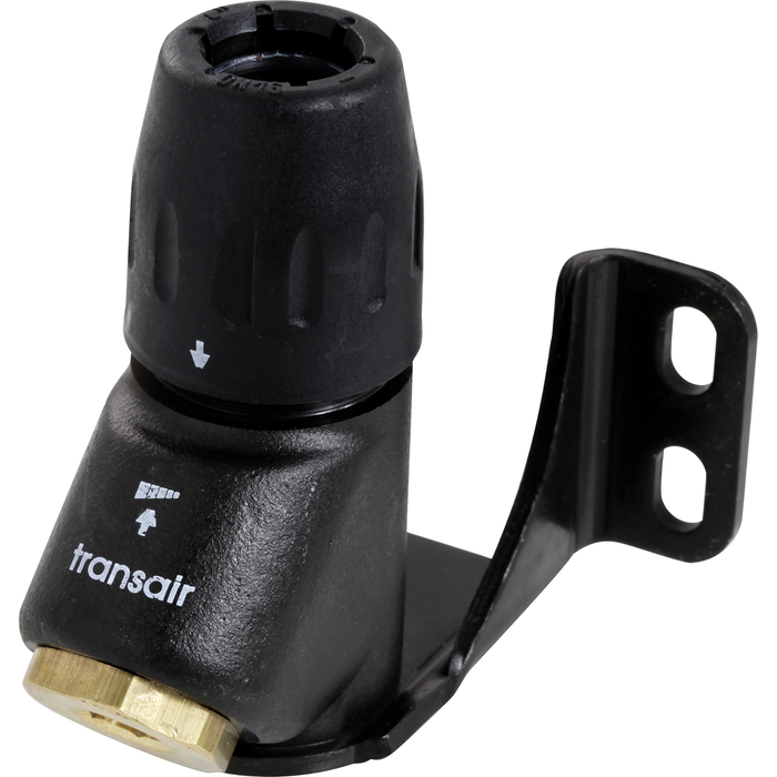 Wall Bracket 1 Port 45 25Mm Tube X 1/2" Bspp Female Outlet