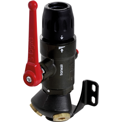 Wall Bracket With Ball Valve 2 Port 45 16.5Mm Tube & 2X 1/2" Bspp Female Outlet