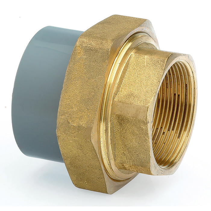 Abs Fmle Brass Composite Union N 2"
