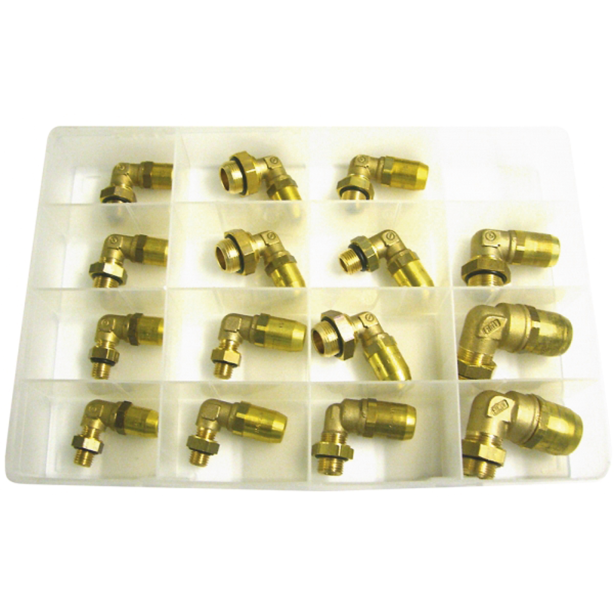 Sirit 81ABK - Assorted Male Stud Elbows 15 Piece Mix Box | FluidAirFittings