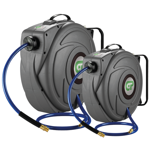 Compact Retractable Air Hose Reel Comes With Hose