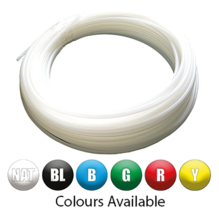 12Mm O/D X 10Mm I/D X100M Leng Th Black Nylon Tube- Metric T