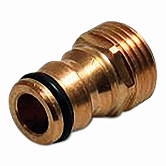 Male Thread X Male Click Brass Size 3/4