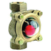 "Brass Flow Indicator With Twin Rotor - Size 1.1/2"""