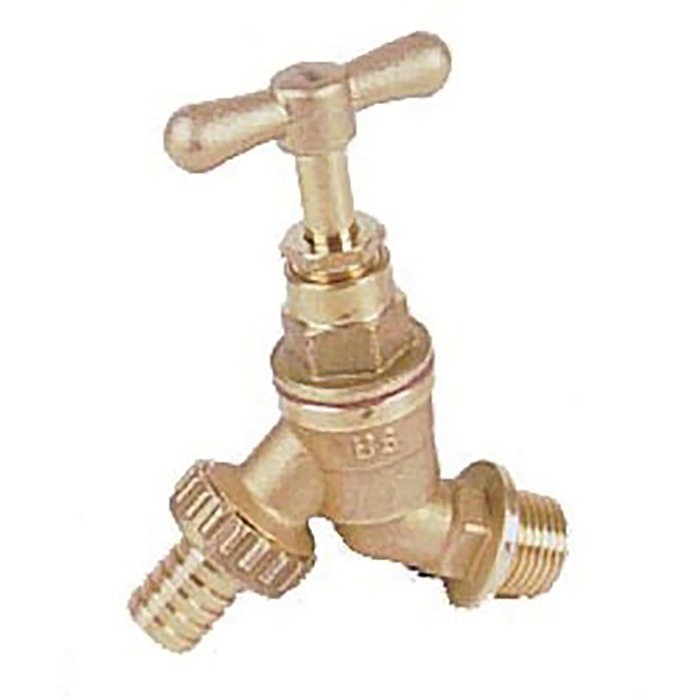 Cr Brass Hose Bibtap - Size 1/2"