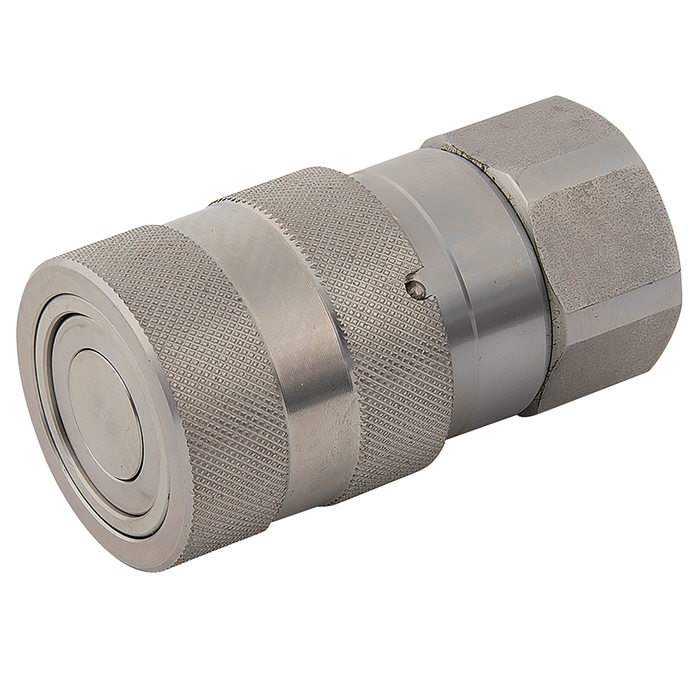 Holmbury HSS12F8GV St/Steel Flat Face Female Coupling 1/2" BSPP — FluidAirFittings