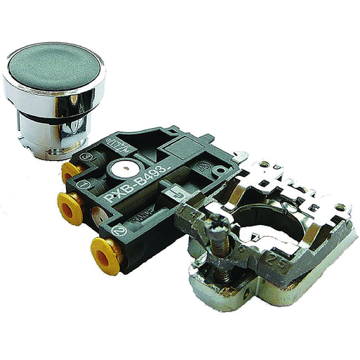 Push Button Black Nc/No Valve