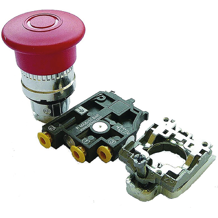 Latch Pushbutton Red D40 Nc/No