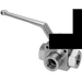 3/8" Bspp 3 Way T-Port Hydraulic Ball Valve