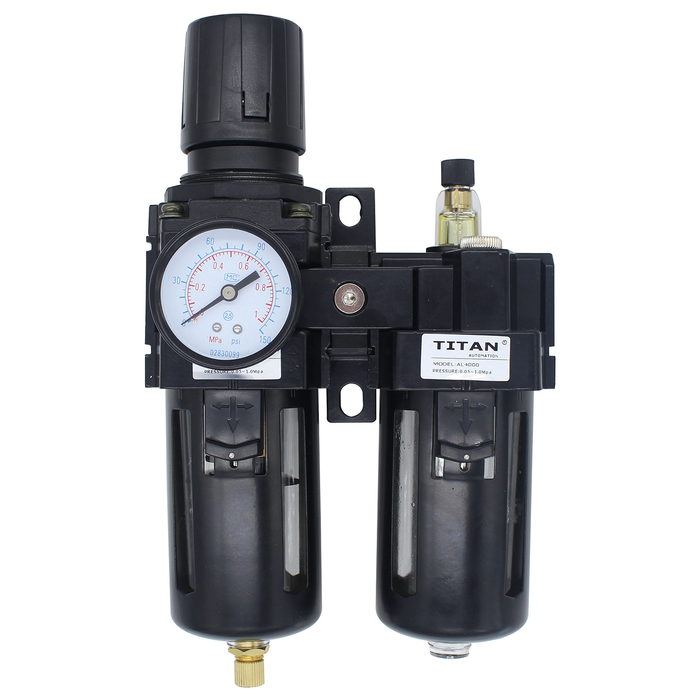 Aw5 Series F/Reg/Lube Set C/W Gauge 1" Autodrain