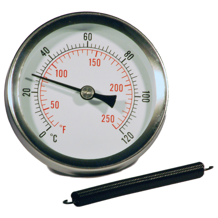 Cewal¬Æ 63Mm Hvac Temperature Auge - Connection Back X Mount