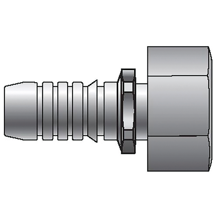 3/8" Bsp Female X 1/4" Hose Tail 2 Piece