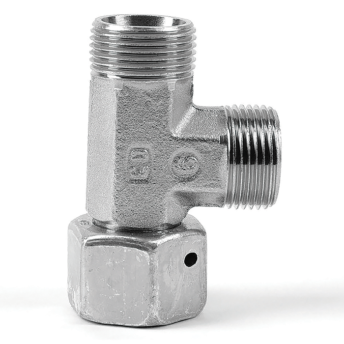 Parker¬Æ Eo Swivel Nut Run Tee 24¬∞ Flareless/Flareless Swive