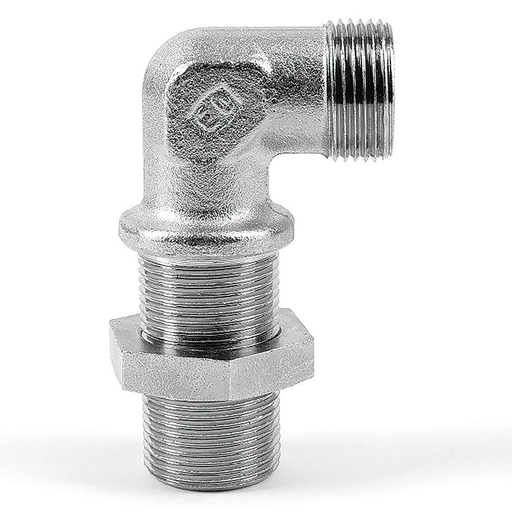 Parker¬Æ Eo Bulkhead Union Elb W 24¬∞ Flareless/24¬∞ Flareles