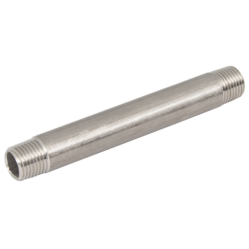 1.1/2" Bspt X 200Mm Barrel Nipple Stainless Steel