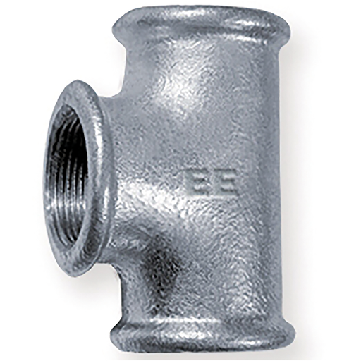 1/8 Bsp Galv Female Equal Tee