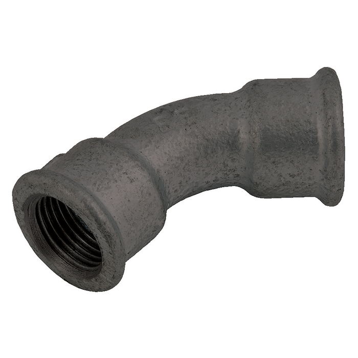 2" Bsp Black 45 Deg 'Bend