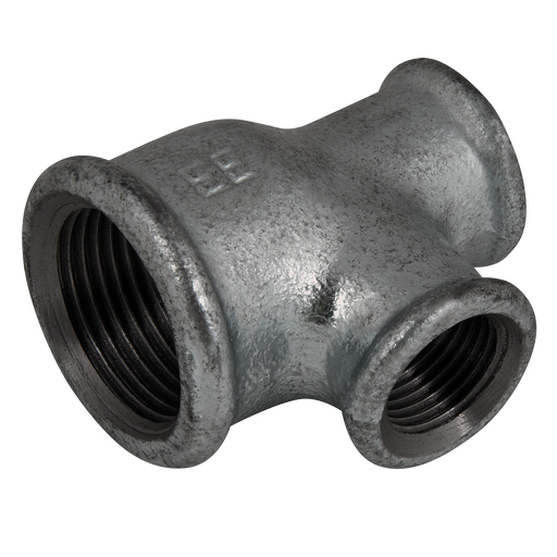 Black Tee Reducing On Run And Branch 1.1/4" X 1/2" X 1"