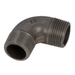 Black Equal Male Elbow 1/2" Bspt