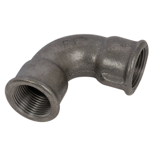 Black Short Bend 1" Bsp Equal Female