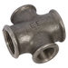 Black Un-Equal Cross 1" Bsp X 3/4" Bsp