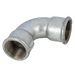 Galv Short Bend 1.1/2" Bsp Equal Female