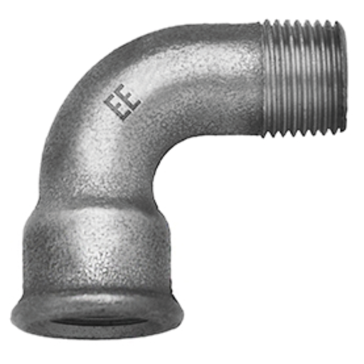 Galv Short Bend 3/8" Bsp Male X Female