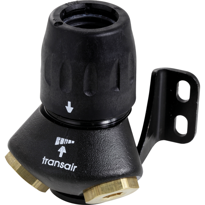 Wall Bracket 2 Port 45 25Mm Tube X 1/2" Bspp Female Outlet