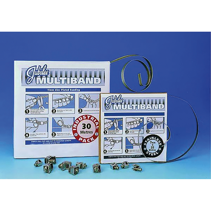 11Mm S/St Zp M/Band Hosng/Aln Sckt25 Set