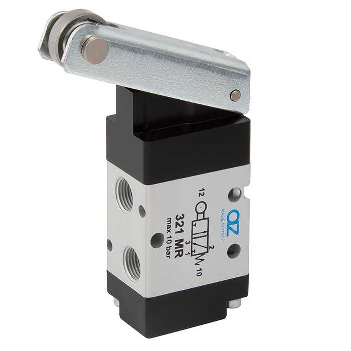 3/2 G1/8 Roller Lever/Spring - Mechanically Actuated Valve