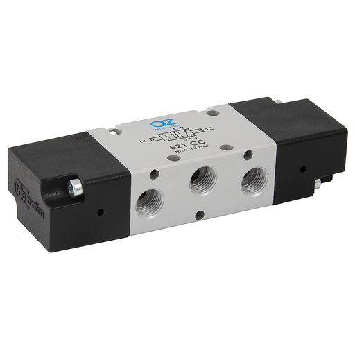 5/2 Pilot/Pilot Valve G1/4 - Pneumatically Piloted Valves