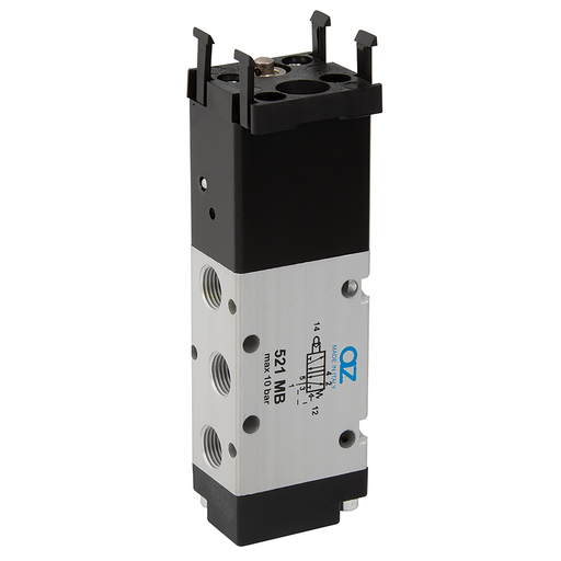 5/2 Pilot Assisted,Spring Return - Pmma Spool Valve.