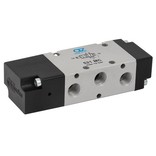 5/2 Pilot/Spring Valve G1/4 - Pneumatically Piloted Valves