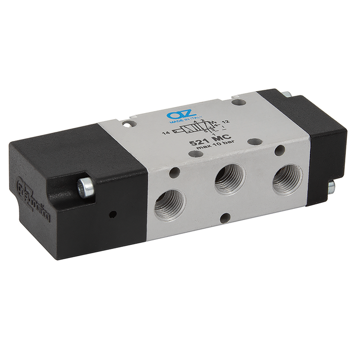 5/2 Pilot/Spring Valve G1/8 - Pneumatically Piloted Valves