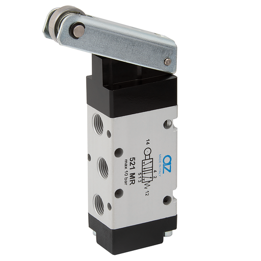 5/2 G1/8 Roller Lever/Spring - Mechanically Actuated Valve