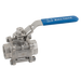 3/4" Bspp 3Pc Full Bore B/V Lock/Lvr Op