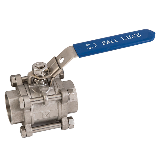 4" S/Weld 3Pc Full Bore B/V Lock/Lvr O