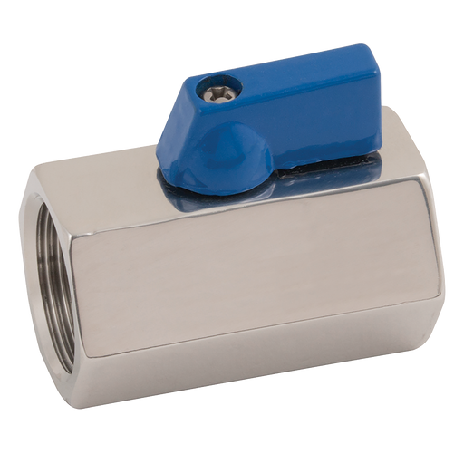 1/4" St.St. Mini Valve F X F