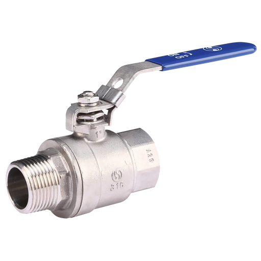 3/4" S/S 2 Pce M X F Ball Valve Pn63