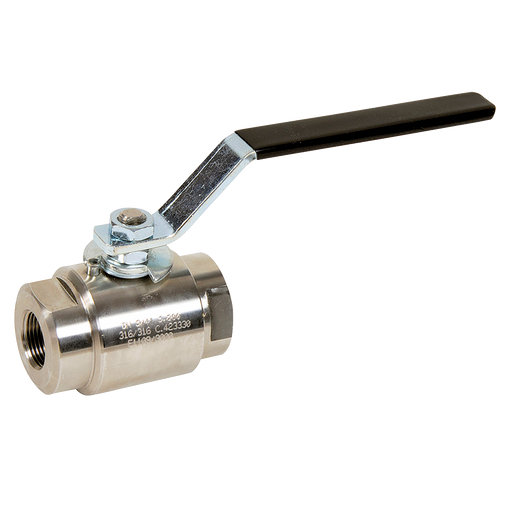 3/8" Bsp St/St #1500 Ball Valve Lever Op