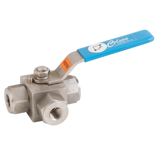 1/4" Bsp Ss 6K 3Wl Rbbv Lvr