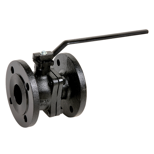 1/2" Pn16 Flanged Ci Ball Valve Atex