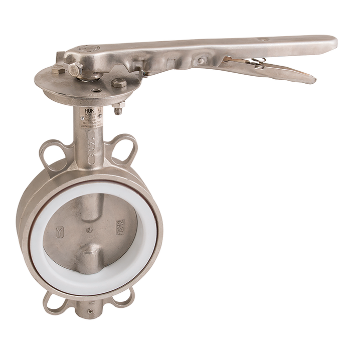 3" Wafer Bfly Vve Ss/Ss/Pt+Sil Ss Lvr