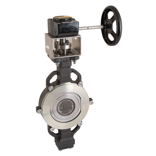 3" Pn40 Wafer Bfly Vv Cs/Ss/Rtfe Gear Op