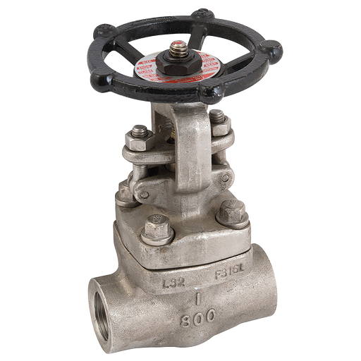 "1.1/4""Sw 800 Gate Vlv H/Wheel Op 316L Ss"