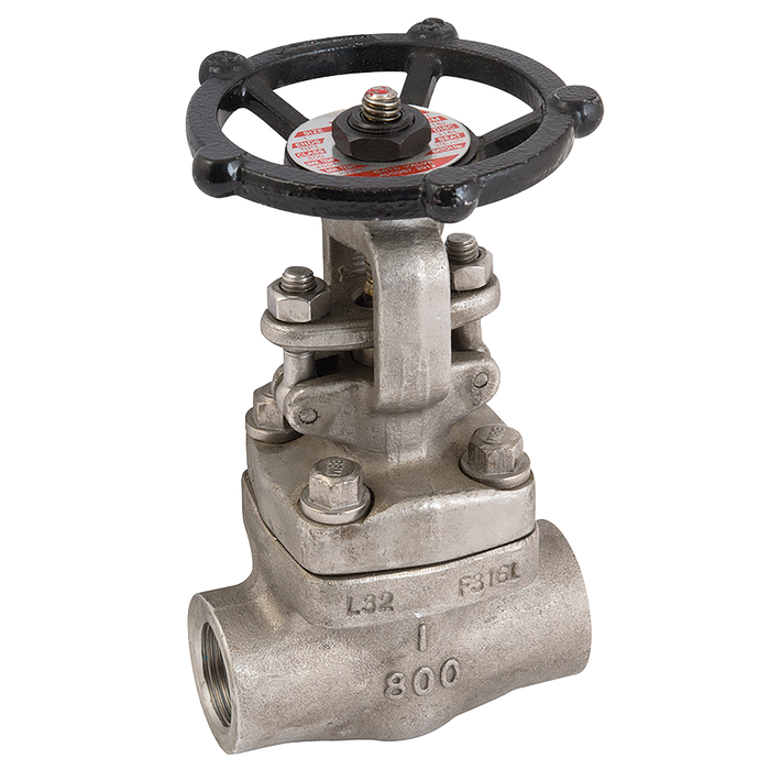 "2"" Npt #800 Gate Vlve H/Wheel Op 316L Ss"