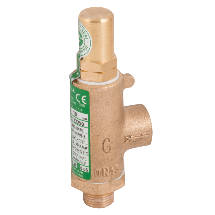 3/4" Bspp P.Relief Valve Brz 5 Bar