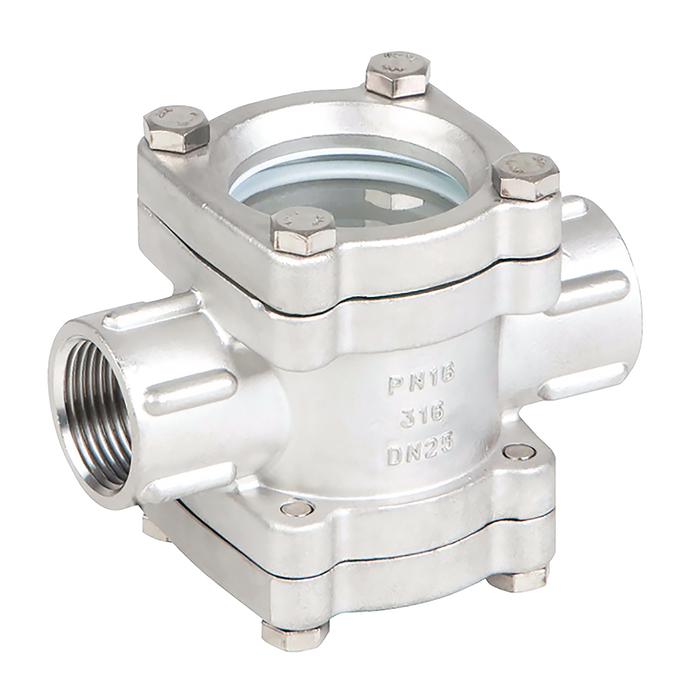 "1.1/4"" Bsp Ss Double Window Sight Glass"