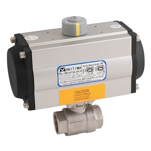 1" Bsp 2 Pce Ss B/V Fit With Htd-052 Da